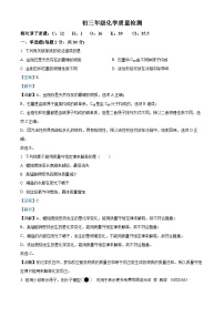 河北省邯郸市第六中学2023-2024学九年级上学期期中考试化学试题（解析版）