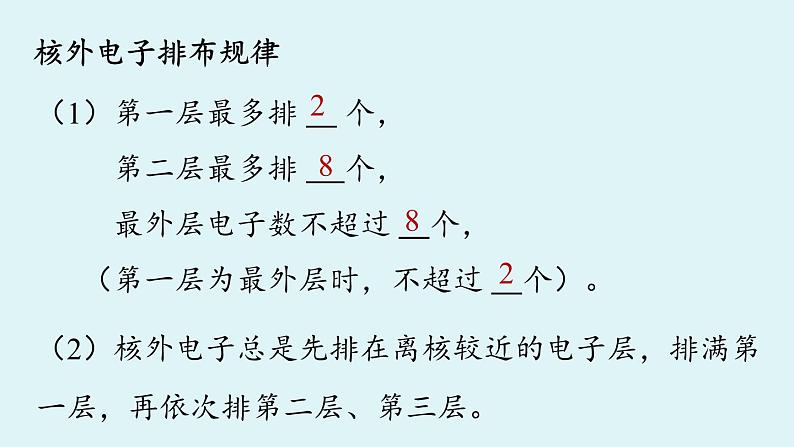 鲁教版九年级化学上册课件 第二单元 第三节 原子的构成 第二课时第8页