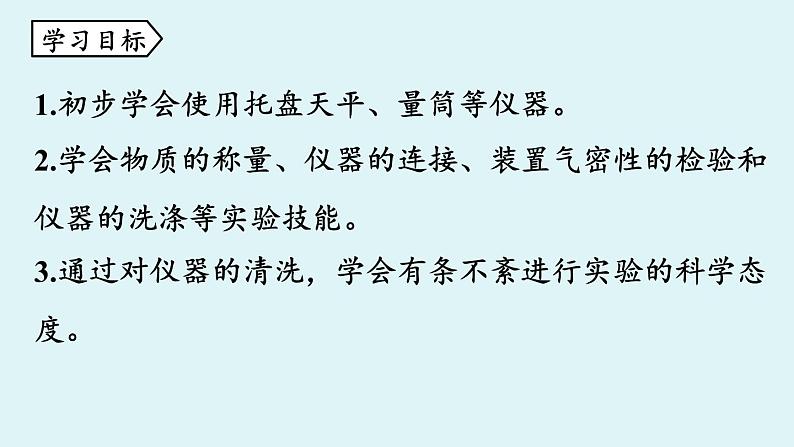 鲁教版九年级化学上册课件 第二单元 到实验室去02