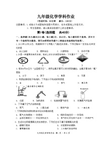 广西南宁天桃教育集团2023-2024学年九年级上学期第二次月考化学试卷