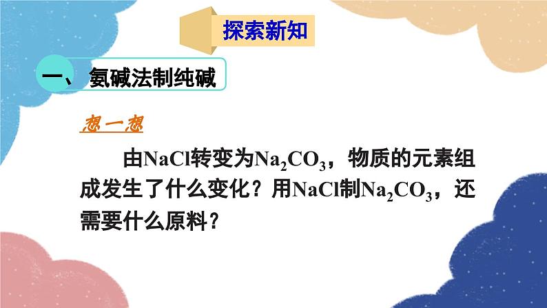 鲁教版化学九年级下册 第八单元 第三节 海水“制碱”课件03