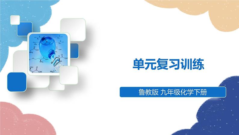 鲁教版化学九年级下册 第十单元 单元复习训练课件01