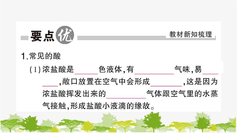 第1课时 常见的酸 酸的物理性质第2页