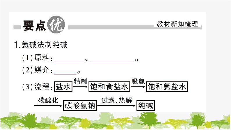 第1课时 氨碱法制纯碱 纯碱的性质第2页