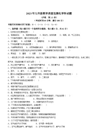 海南省省直辖县级行政单位临高县2023-2024学年九年级上学期12月月考化学试题(无答案)