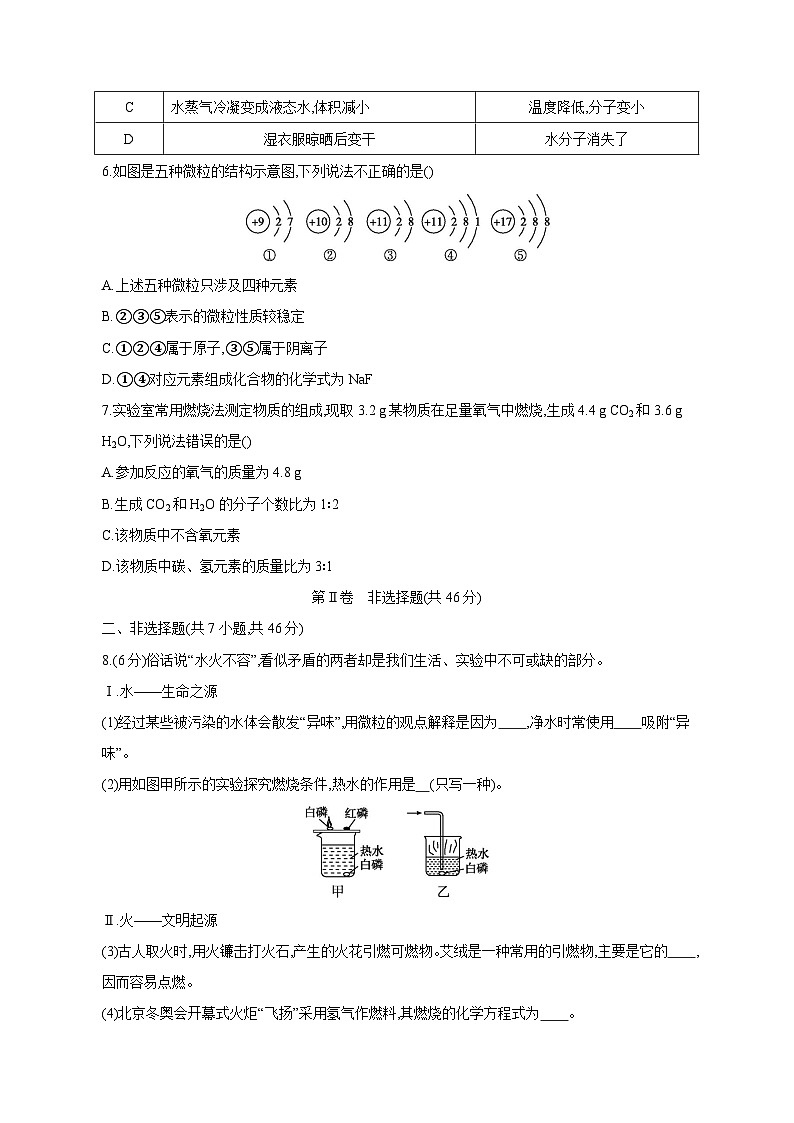 2023-2024学年贵州省从江县九年级上册11月期中化学学情检测模拟试题（附答案）第2页