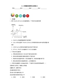 初中人教版第九单元  溶液课题3 溶液的浓度当堂达标检测题