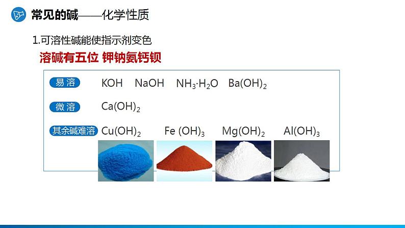 沪教版九下化学 7.2.3 《常见的酸和碱》（第3课时 常见的碱）课件第8页