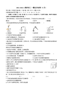 2022年湖南省雅礼洋湖实验中学中考一模化学试题（Word版无答案）