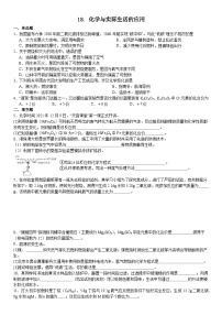 2023-2024学年秋期九年级化学期末复习专题--专题18.化学与实际生活的应用