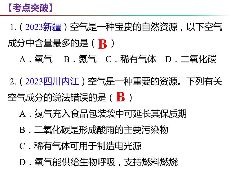 第2章 身边的化学物质复习-2023-2024学年九年级化学上册同步课件（沪教版）04