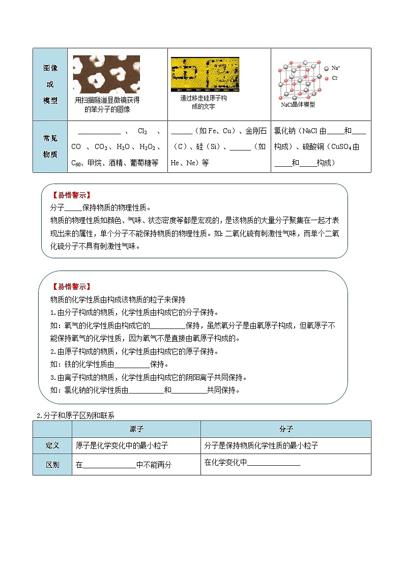 第三单元 物质构成的奥秘（考点解析）（讲+练）-2023-2024学年九年级化学上学期期末考点大串讲（人教版）02