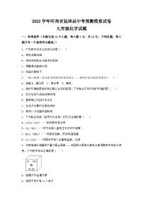 2022学年河南省延津县第一中学中考化学预测模拟卷