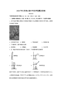 2023年江苏连云港中考化学真题及答案