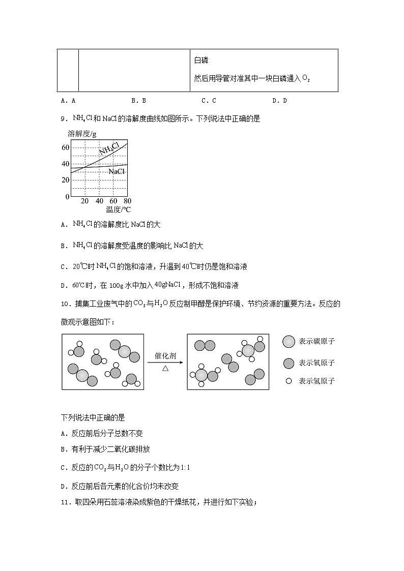 2023年江苏连云港中考化学真题及答案第3页