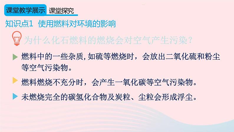 第七单元燃料及其利用课题2燃料的合理利用与开发第2课时使用燃料对环境的影响及能源的利用和开发课件（人教版九上化学）第6页