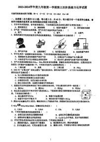 湖南省长沙市华益中学2023-2024学年九年级上学期第三次月考化学试卷