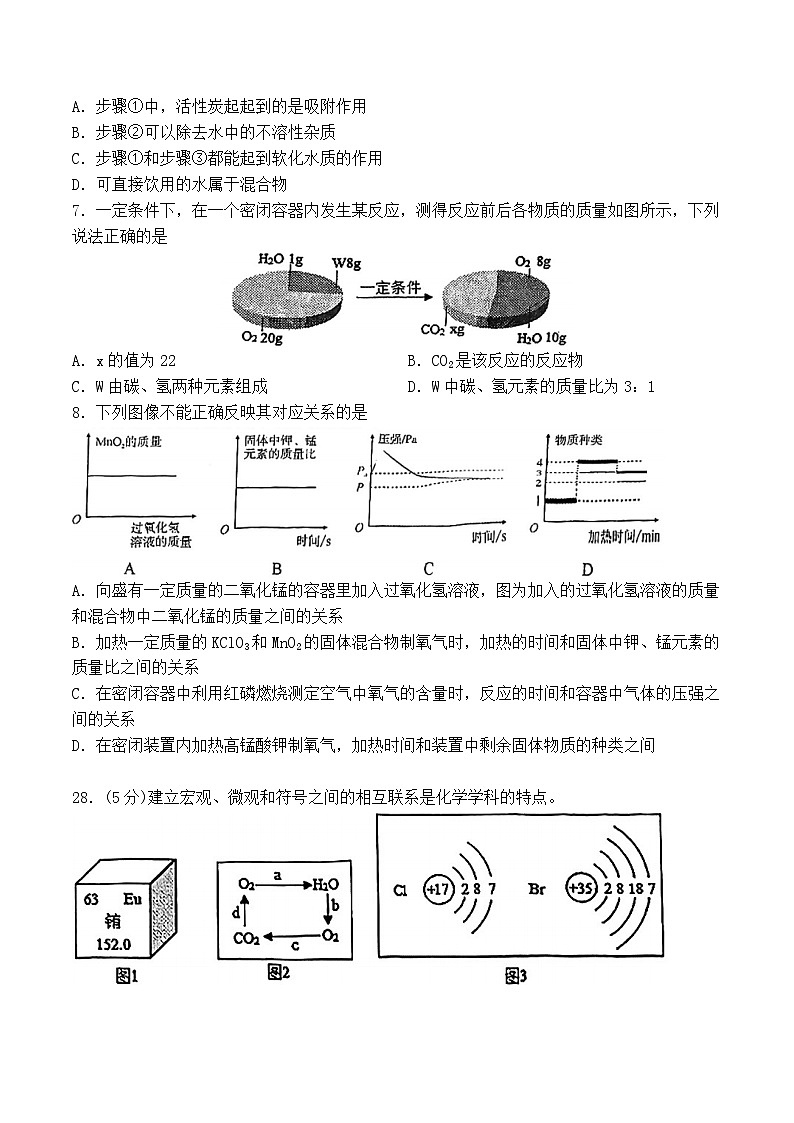 武汉二中广雅中学2022-2023学年第一学期元调模拟九年级化学试题02