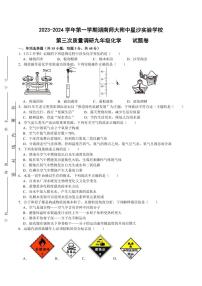 湖南省长沙市长沙县集团联考2023-2024学年九年级上学期12月月考化学试题