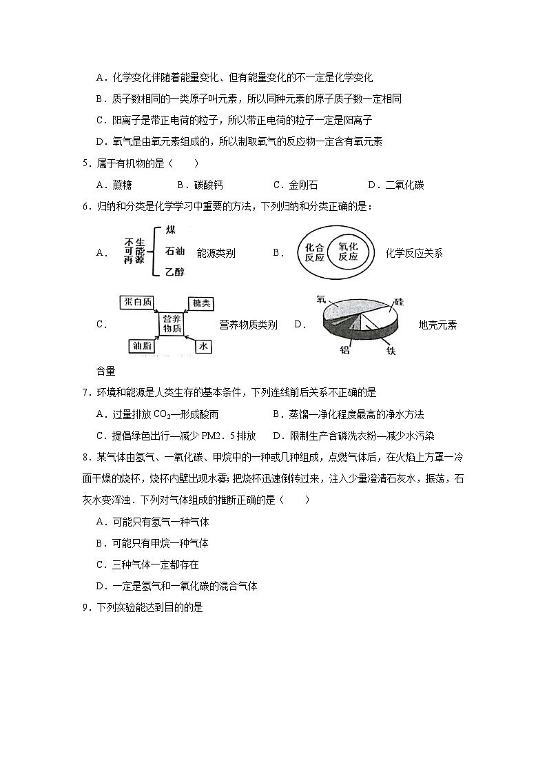 7.2燃烧的合理利用与开发同步练习 人教版初中化学九年级上册第2页