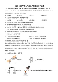 江苏省盐城市大丰区2023-2024学年九年级上学期期末化学模拟试题