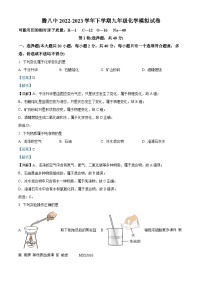 2023年云南省保山市腾冲市第八中学中考模拟化学试题（解析版）