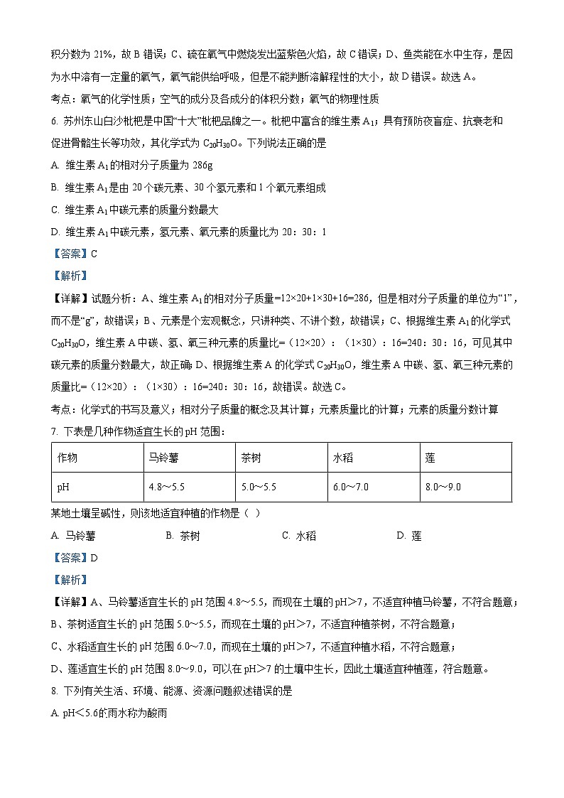 2023年云南省保山市腾冲市第八中学中考模拟化学试题（解析版）第3页