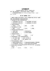 广西南宁市邕宁区民族中学2023-2024学年九年级上学期12月月考化学试题