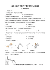 28，广东省深圳市福田区2023-2024学年九年级上学期期末模拟化学试卷