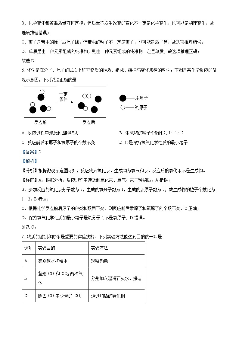 山西省吕梁市孝义市、兴县多校2023-2024学年九年级上学期12月联考化学试题03