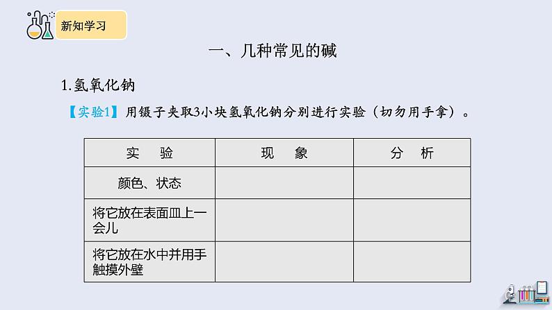 10.1 常见的酸和碱 第3课时 课件 2023-2024学年人教版化学九年级下册04