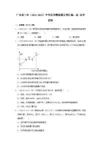 广东省3年（2021-2023）中考化学模拟题分类汇编---盐 化学肥料