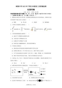 湖南省郴州市永兴县三校联考2023-2024学年九年级上学期1月月考化学试题