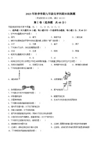 广西壮族自治区防城港市防城区2023-2024学年九年级上学期1月期末化学试题