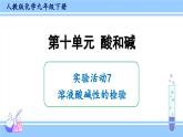 人教版九年级化学下册课件 第十单元 实验活动七 溶液酸碱性的检验