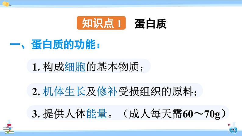 人教版九年级化学下册课件 第十二单元 课题1 人类重要的营养物质04