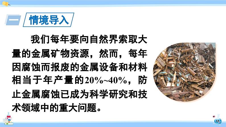 人教版九年级化学下册课件 第八单元 课题3 第二课时 金属资源保护第2页