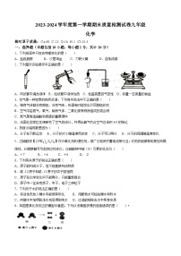 甘肃省平凉市崆峒区2023-2024学年九年级上学期期末化学试题