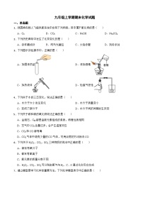 陕西省渭南市韩城市2023年九年级上学期期末化学试题附答案