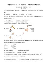 福建省福州市2023-2024学年九年级上学期期末化学模拟试题