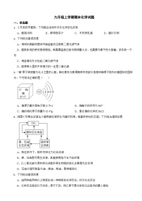 四川省德阳市2023年九年级上学期期末化学试题附答案