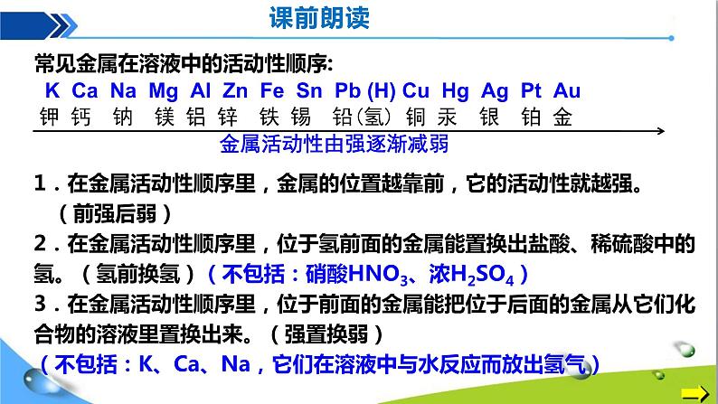 人教版初中化学九年级下册第八单元课题2金属的化学性质（第4课时)金属与酸反应图像课件PPT03