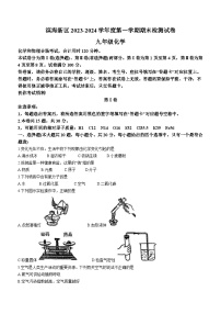 天津市滨海新区2023-2024学年九年级上学期期末化学试卷