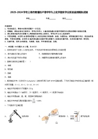 2023-2024学年上海市黄浦区卢湾中学九上化学期末学业质量监测模拟试题含答案