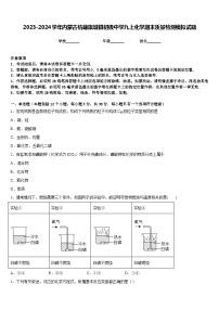 2023-2024学年内蒙古杭锦旗城镇初级中学九上化学期末质量检测模拟试题含答案