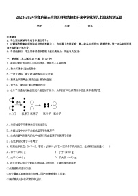 2023-2024学年内蒙古自治区呼和浩特市开来中学化学九上期末检测试题含答案