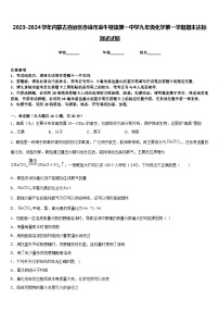 2023-2024学年内蒙古自治区赤峰市翁牛特旗第一中学九年级化学第一学期期末达标测试试题含答案