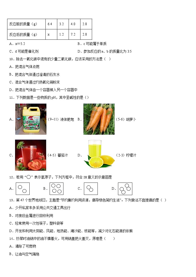 2023-2024学年北京大附中化学九上期末达标检测模拟试题含答案第3页