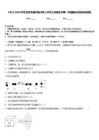 2023-2024学年北京市昌平临川育人学校九年级化学第一学期期末质量检测试题含答案