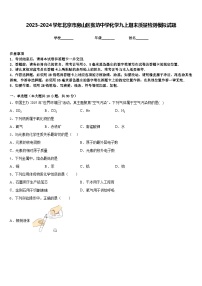 2023-2024学年北京市房山区张坊中学化学九上期末质量检测模拟试题含答案